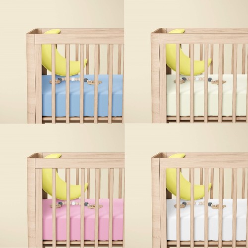 Cot fitted sheet 120x60cm - 2,
