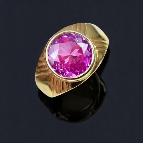 Natural pink ruby - pink, 925