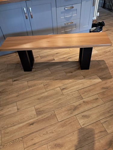 Unopened wooden bench - wooden,