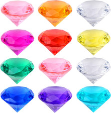 12 Pcs Large Acrylic Diamond