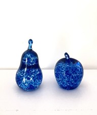 Teign Valley Blue Glass Pear & Apple