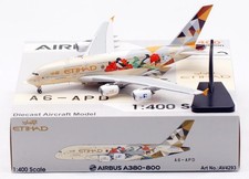 Aviation 400 Etihad Airways A6-APD Airbus A380-800 Model Aircraft