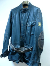 RARE vintage BELSTAFF MUTANT BLASTER oilcloth wax  Jacket BLACK PRINCE XL/XXL