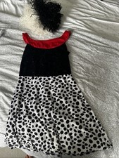 Cruella de Ville Dressing Up Costume With Wig