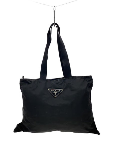 Prada tote bag nylon blk - bag, solid