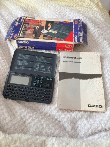 Vintage casio digital diary - digital,