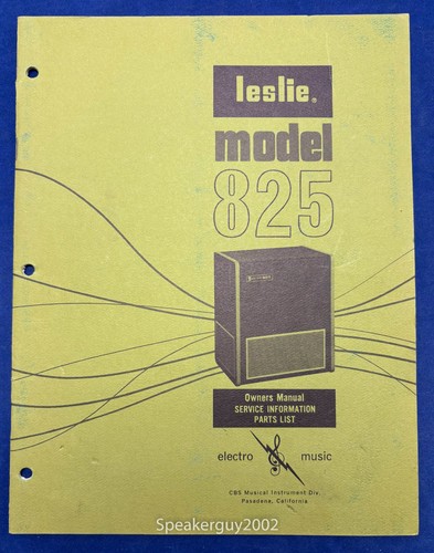 Original leslie speaker model - original,