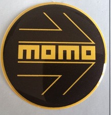 MOMO STEERING WHEEL HORN BADGE