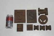 Stuart 6A live steam engine castings. Valve covers eccentric sheave pump trunion