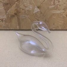 Vintage Blown Glass Swan