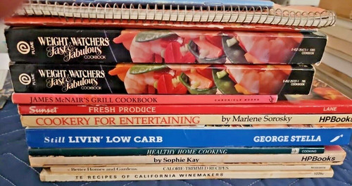 Cookbooks asst paperbacks - asst., vtg