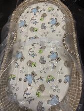 Natural Seagrass Baby Changing Mat Hand Woven Reva Basket Display Tray Handles