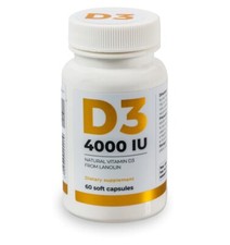 VISANTO Vitamin D3 from natural lanolin 4000 IU - 60 soft capsules - J. ZIEBA