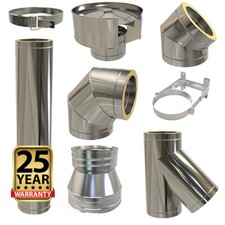 5 Inch Twin Wall Chimney Pipe