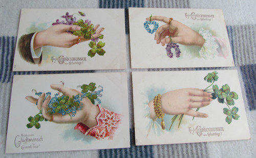 Antique german birthday - german,