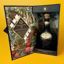 Royal Salute Scotch 21 Years Empty Whisky Bottle With Box