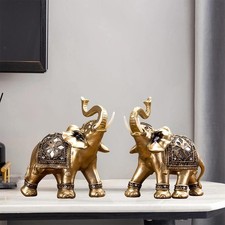 2 Pieces Elephant Statue