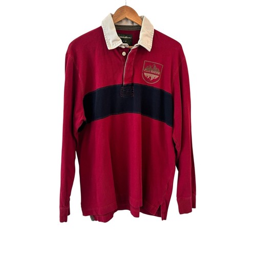 Eddie bauer rugby shirt mens - bauer,
