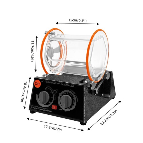 Rotary tumbler jewelry - tumbler,