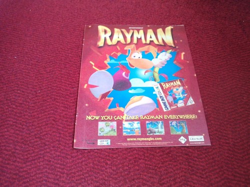 Rayman for gameboy - colour, old