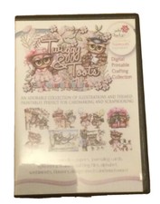 twiggy & toots  cd craft polka doodles cute owls dugital printable crafting