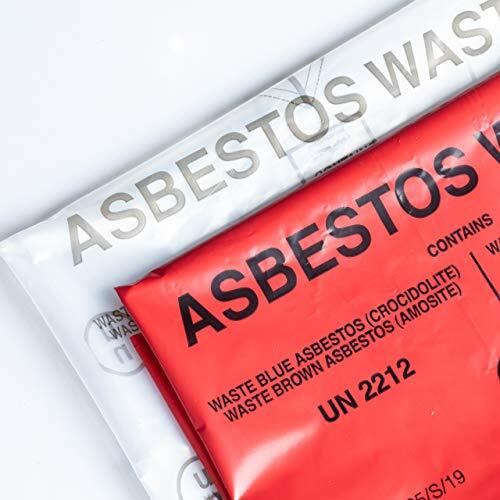 Heavy duty asbestos waste bags - duty,