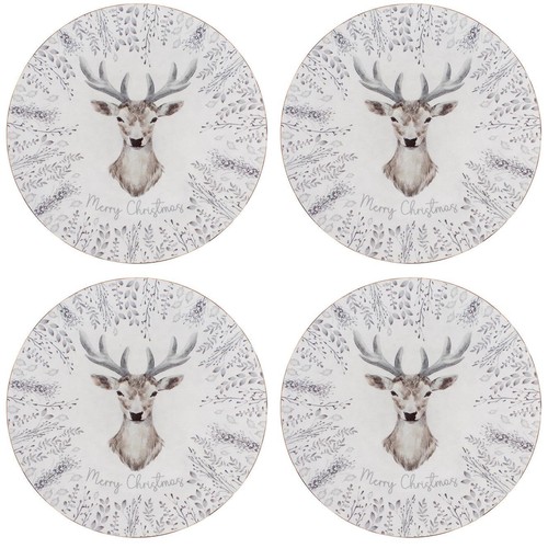 Christmas tableware set grey - tableware,