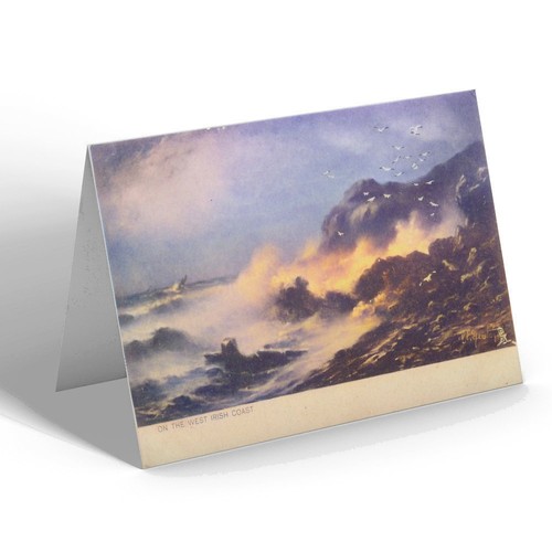 Greeting card vintage - greeting,