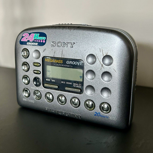 Sony fx483 cassette - sony, cassette/radio