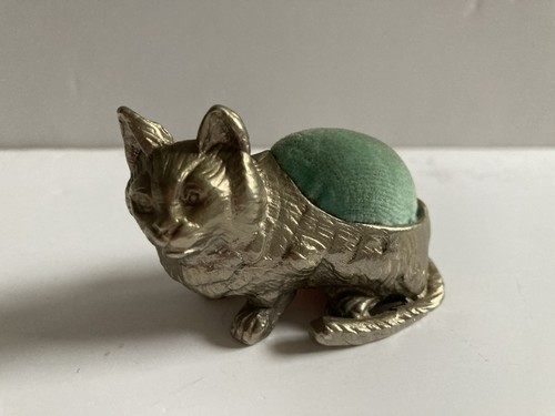 Vintage antique cat pin - cat,