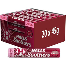 Halls Soothers Cherry Lozenges