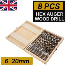 8 Piece 6-20mm Auger Wood