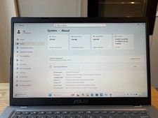 ASUS X415J 14" Laptop, Intel i3, 8GB RAM, 256GB SSD, Win 11, Spares or Repair