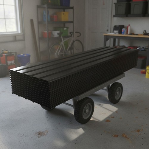 Galvanised steel roofing - galvanised,