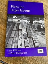 PECO OO GAUGE - TRACK PLANS FOR LARGER LAYOUTS - 2ND EDITION