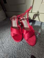 Topshop Satin Block Heel