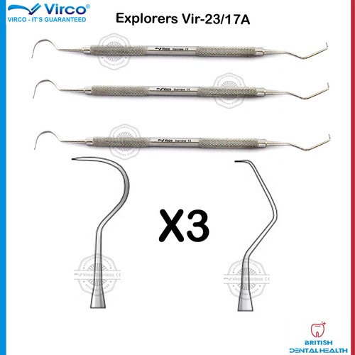 Dental hygienist explorer - 3x,
