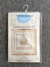 ANCHOR FOREVER FRIENDS - BIRTH SAMPLER - FRC44 - CROSS STITCH KIT.
