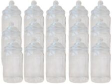 Large Plastic Sweet Jars 15 x 2117ml Storage Tubs Candy Buffet SLIGHT SECONDS