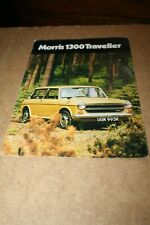 Vintage ~Morris 1300 Traveller ~Sales Brochure ~Circa 1970's ~VGC ~SC35