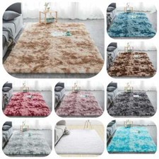 Fluffy Rugs Anti-Slip SHAGGY RUG Super Soft Carpet Mat Living Room Floor Bedroom