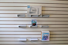 9x Slatwall Small Metal Shelf Retail Display (205mm) Mixed JOB LOT Shelving