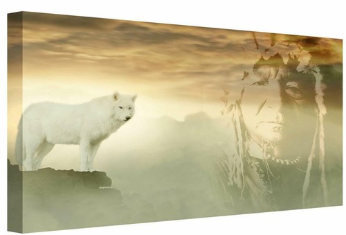 Wolf native american red - wolf,