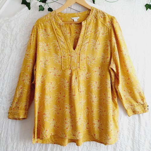 Monsoon yellow floral viscose - monsoon,