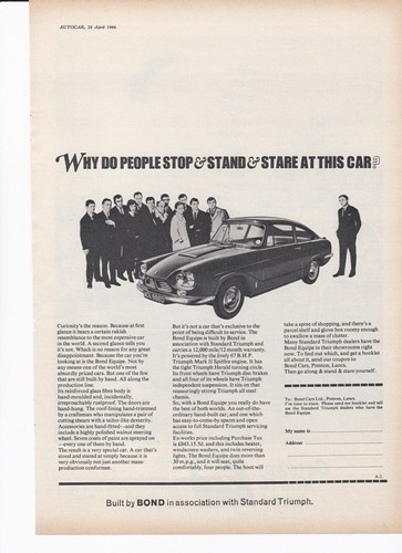 Bond equipe original - bond, uk