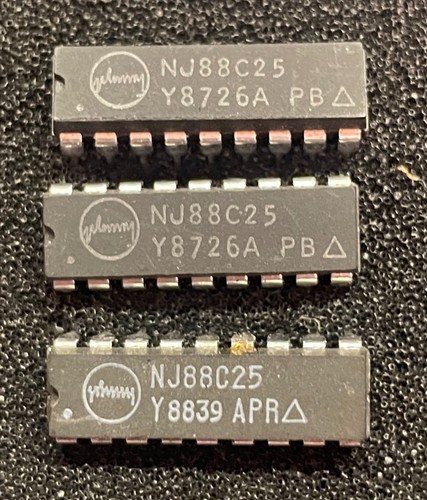 Nj88c25 plessey ic s - nj88c25, ic's