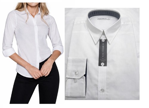 Ladies shirt top workwear - top,