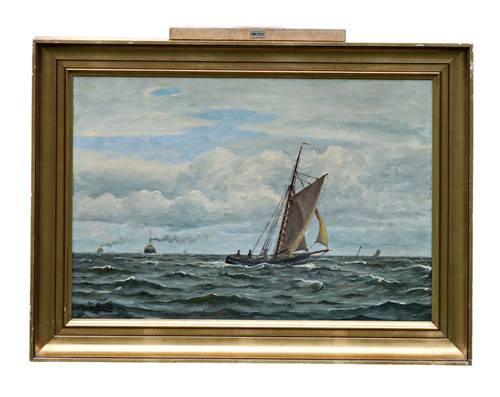 Oil canvas signed - signed, frants