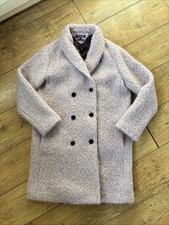 Tommy Hilfiger Pale Pink Wool/mohair/alpaca Coat Size L