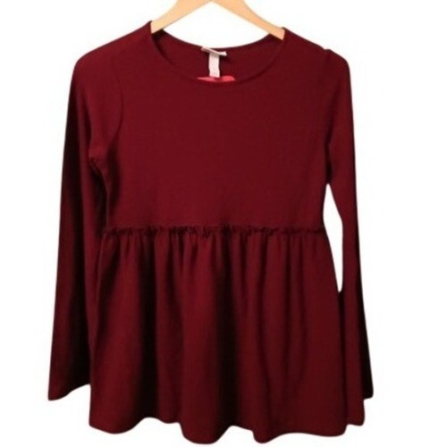 Isabel maternity burgundy - maternity, long